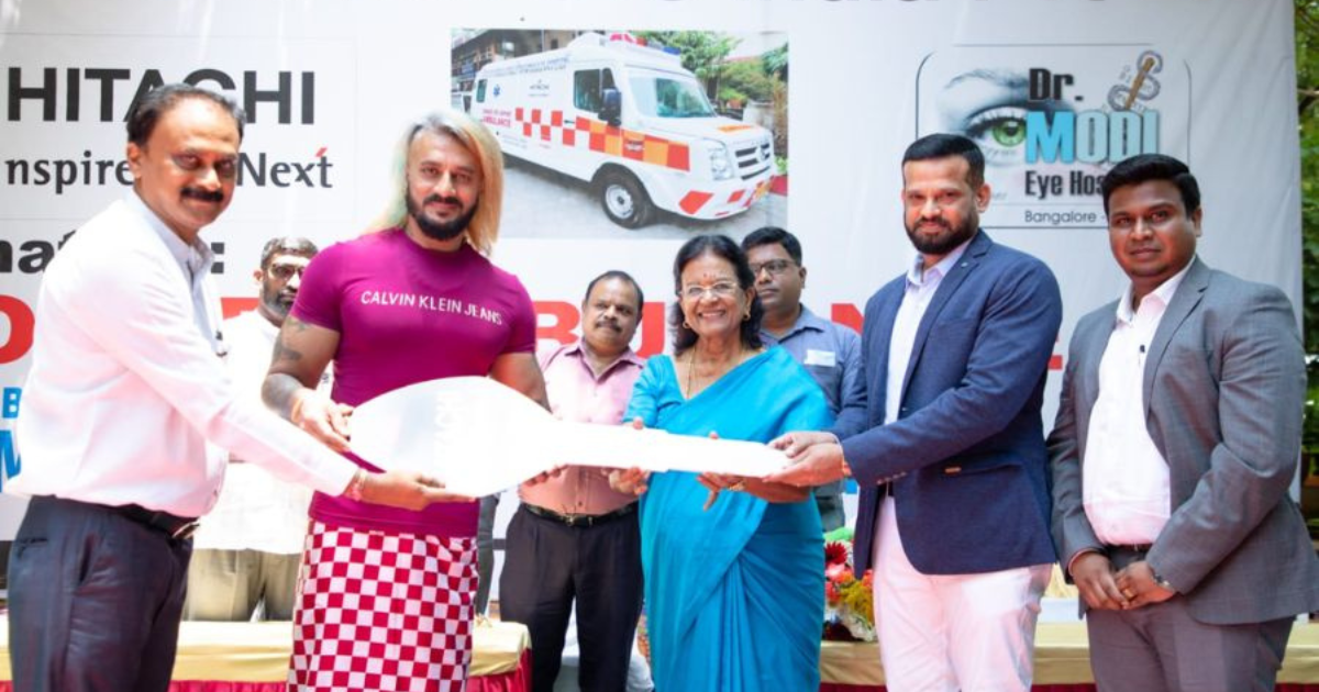 Medical Philanthropy in Motion: Hitachi Rail STS Donates Ambulance to Dr MC Modi Charitable Eye Hospital
